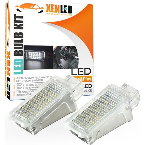 Pack modules d'intérieur LED compatible avec VAG Audi A3, A4, A5, A6, A7, A8, Q5, Q7, TT golf- BLANC 6000K (1/5)