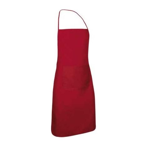 Delantal largo multiusos VALENTO Chef Rojo 87 x 60 cm