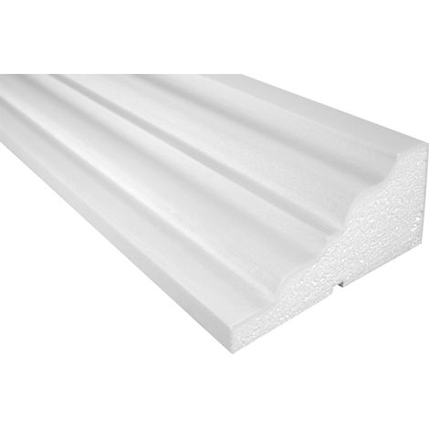Facciata Stucco EPS PU Antiurto 115x235mm DC110: 2 metri / 1 modanatura (1/3)