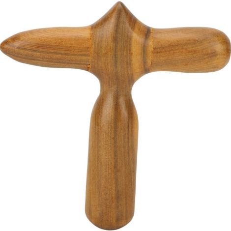 Bâton de Massage Pied en Bois Ergonomique pour Réflexologie et Acupression - Outil Portable Homme Femme (1/5)