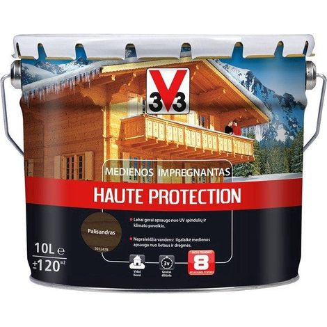 V33 Haute Protection impregnant bois brune palisander 10 litres