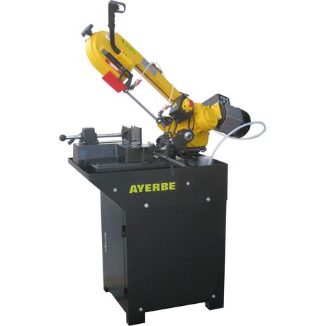 AYERBE - 584650 - Scie à ruban 150 mm avec table, 0,55 kW, lame 1735 mm, 65 m/min