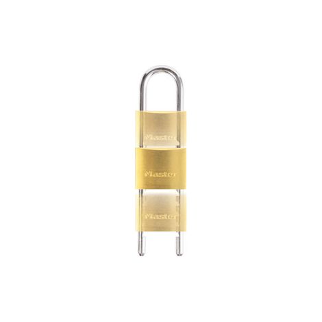MASTERLOCK Candado de latón macizo de 50 mm con arco ajustable de 70 a 155 mm - 1950EURDCC