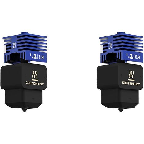 2x BQ BIQU Panda Juicer SF-H/A Hotend Standard Flow mit 0,4 mm gehärteter Stahldüse für Bambu Lab H2D/A1/A1 Mini()