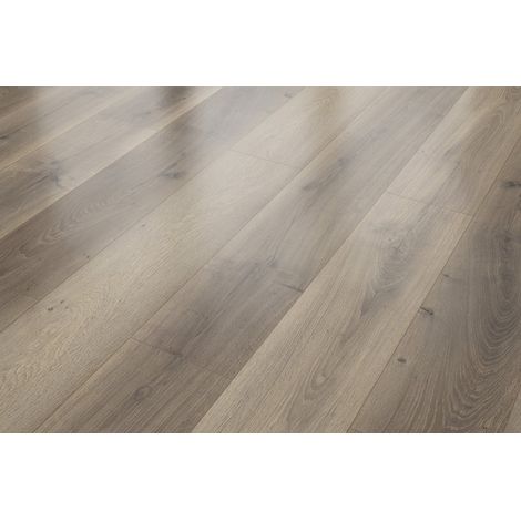 Classen Laminat Megaloc Aquaprotect 128,5 x 19,2 cm 8 mm Eiche braun mix Laminat (1/3)