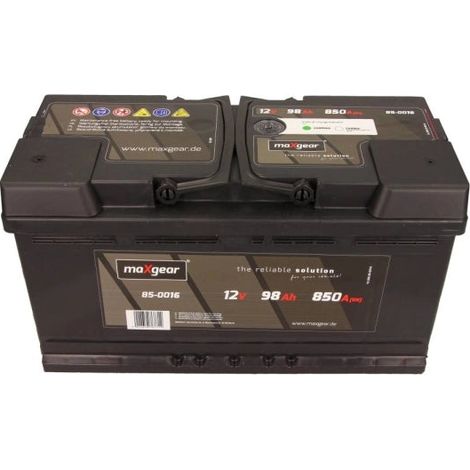 MAXGEAR 85-0016 Batterie 12 V 98 Ah 850 A 4F0915105E (1/2)