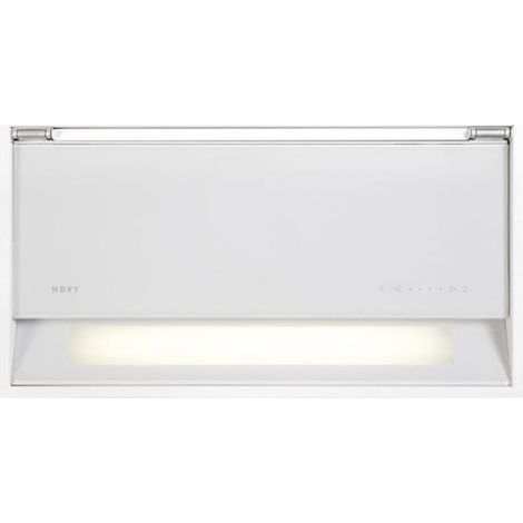 Novy – Groupe filtrant 680 – Extraction 653 m³/h – Niveau sonore 50 dB – Intégré blanc – Filtre unique – Puissance moteur 155 W (1/5)