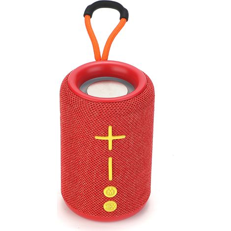 (Orange) Mini haut-parleur à mailles en tissu 5W (1/5)
