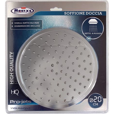 MAURY'S SOFFIONE PER DOCCIA A PIOGGIA CROMATO 20 CM (1/2)