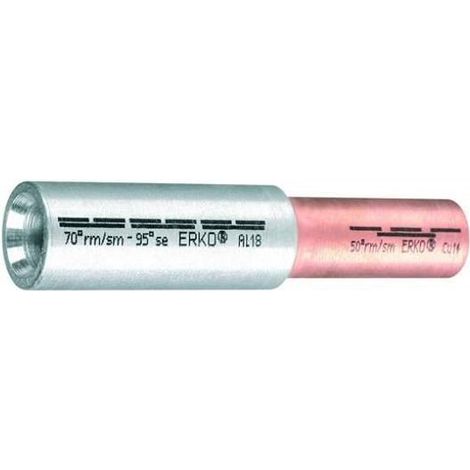 Conector de reducción erko acl 70-50 aluminio cobre estanco