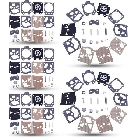 Lot de 5 Kits de Réparation de Diaphragme de Carburateur pour Stihl FS36 FS40 FS44 FS72 FS74 FS75 FS76 FS80 FS81 FS85 FS86 Tondeuse (1/5)