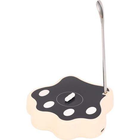 Agitateur magnétique avec barreau et socle mélangeur café sans fil portable bureau maison 11,5x11,5cm ABS 178g 100mAh avec cuillère particules USB (1/5)