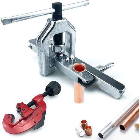 Kit de 2 Outils CT-2031 : Alésoir à 7 Crans et Tête à Frapper – Pour le Rétreint des Tubes de Cuivre en Auto (Système Impérial) (1/5)
