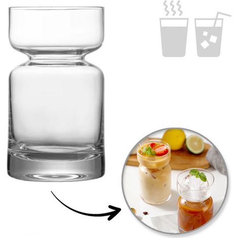 Sanduhr-Durchflussglas 350 ml 1 Stück - SZK191