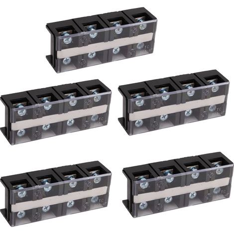Bloc de bornes d'alimentation TC-604 60A-4P à intensité élevée (1/5)