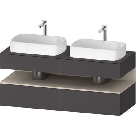 Duravit Collection One Konsolenwaschtischunterbau, 2 Auszüge, 2 (1/2)