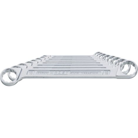 Llave de doble anillo Stz.D837B 8 unidades 6-22mm Hazet