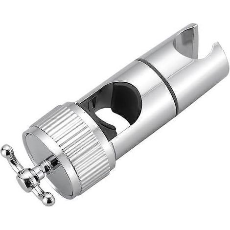 Support de douche, support de pommeau de douche réglable de 16 à 28 mm, support universel avec 2 crochets, support en ABS chromé (1/5)