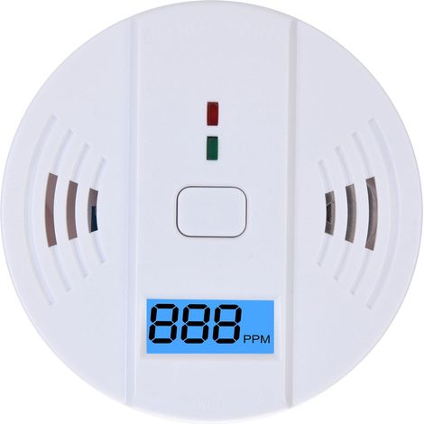 APEX Détecteur de monoxyde de carbone, détecteurs de CO et bouton de silence, moniteur d'alarme CO EN 50291 (pile AA non incluse) (1/5)