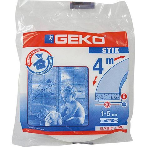 PARAFREDDO IN SPUGNA PER PORTE E FINESTRE 'STIK' mm 20 x mt. 4 - bianco