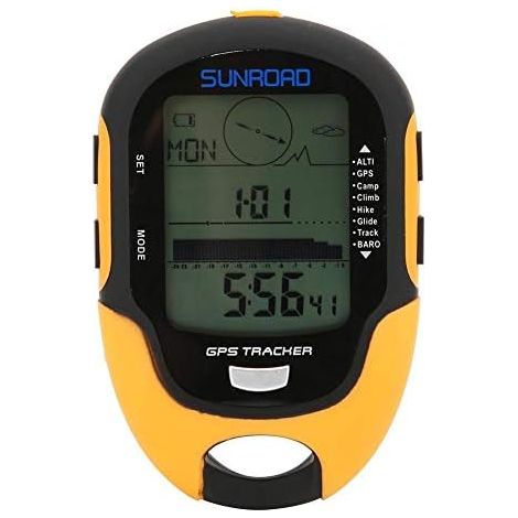 Crea – Altimètre GPS multifonctionnel FR510 – Mesure altitude, pression, température – Construction ABS durable – Utilisation en extérieur