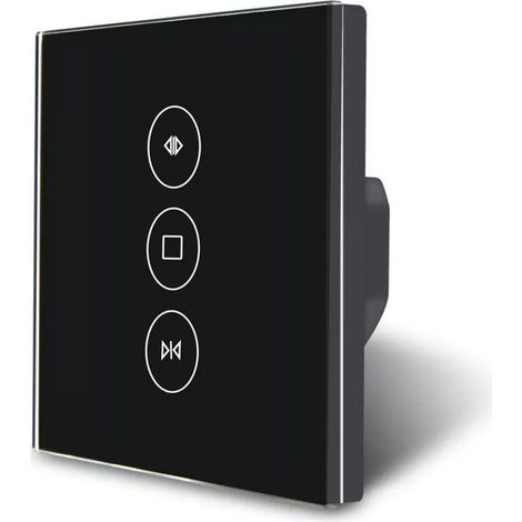 Rollladenschalter – 2,4-GHz-WLAN – Kompatibel mit Alexa und Google Assistant – 85 x 85 x 35 mm – 600 W – Weiß (1/5)
