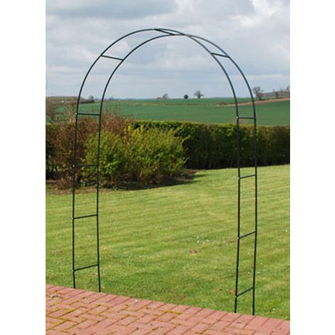 2.4m (7ft 10) Coated Steel Metal Garden Rose Arch / Trellis (1/7)