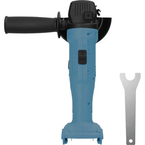 Meuleuse d'angle électrique sans fil 100/125 mm, 11 500 tr/min, 800 W, multifonctionnelle, avec poignée latérale, idéale pour les petits travaux de bricolage, le bois, le carrelage et la découpe/polis (1/5)