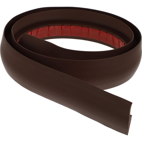 Barre de Seuil de Sol Pvc Marron Auto-adhésive Souple 1 Pièce  Tapis et Carrelage, Usage Hôtels et Restaurants, Bande de Transition Plate (1/5)