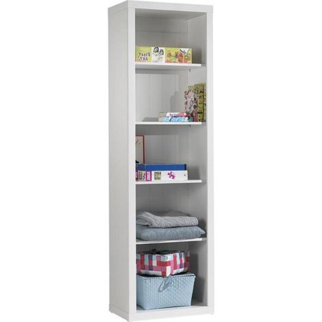 Bibliothèque Enfant "Robin" 204cm Blanc (1/2)