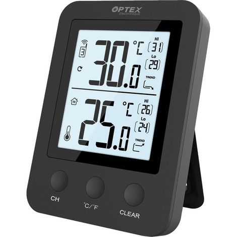 OPTEX Thermomètre Intérieur Extérieur Température
