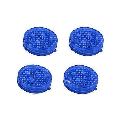 4er-Pack universelle Autotür-Alarm-Antikollisions-LED-Sicherheitsblitzleuchten mit offenem Reflektor und 3 Blinkmodi (Blau)