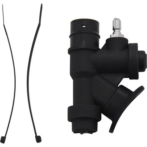 Adecuado para bombas de aire sumergibles eléctricas BCD de uso general con boquillas de ángulo de 45 grados, compatible con válvulas de seguridad estándar tipo K, incluye una manguera.