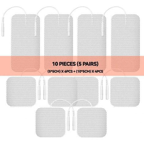 Électrodes EMS Compex pour stimulateur musculaire, patch d'acupuncture, physiothérapie, dizaines d'appareils, gel conducteur, massage corporel03976-AquaForge