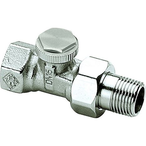 HEIMEIER Racor Regutec forma de paso, DN 20, bronce rojo niquelado, 0356-03.000