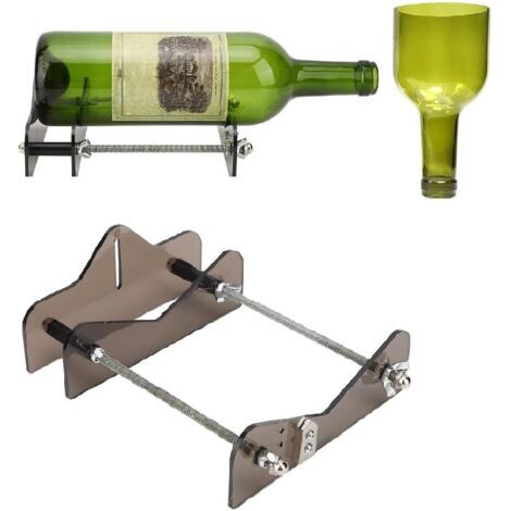 Coupeur de bouteille en verre outil de coupe de bouteille de vin, coupeur de bouteille outil DIY couteau en verre (1/5)