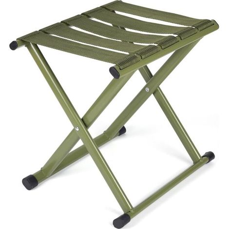 Tabouret pliant robuste pour camping en plein air, chaise portable, tabouret pliant robuste pour camping, randonnée en plein air, pêche en plein air (1/5)