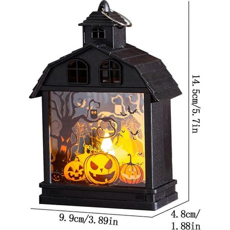 Halloween-Dekorationen Totenkopf Grenzüberschreitend Neues Retro-Spukhaus-Nachtlicht Party-Requisiten (1/2)