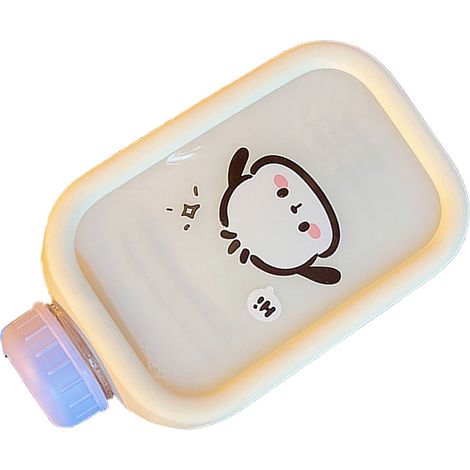 Gourde mignonne en plastique étanche, légère et munie d'une bandoulière, idéale pour les étudiants (Type 2). (1/5)