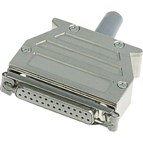 HARTING 09 67 037 0453 09670370453 Polzahl: 37 Kunststoff, metallisiert 180 ° Silber 1 St.