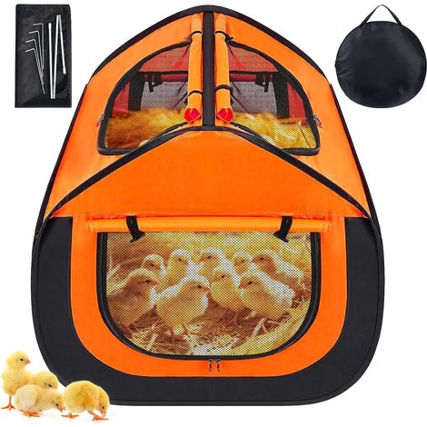 Parc pour Petits Animaux, Cages pour Poussins Caneton, Enclos Portable pour Chiot Chat Lapin, Enclos pour Chat extérieur Parc Chiot Cloture Anti Fugue Chien Enclos Tortue Lapin Cochon d'Inde (1/5)