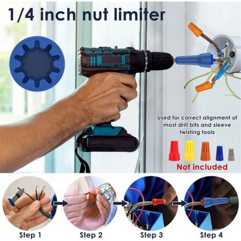 Lot de 5 Outils de Torsion de Fil Électrique - Dénudage des Fils, Résistant à la Chaleur, Facile à Utiliser,Couleurs Mélangées (1/5)
