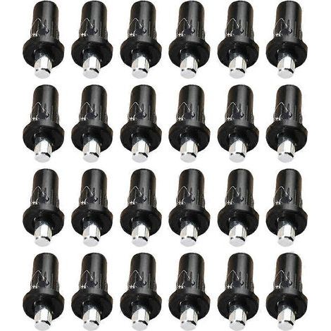 40 goupilles de réparation pour volets roulants, goupilles de réparation pour stores en plastique, goupilles de remplacement pour volets roulants-2.50X1.10X1.10CM-Black (1/2)
