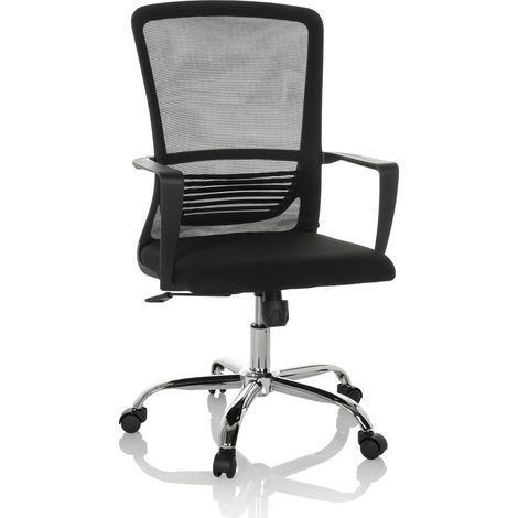 Bürostuhl / Drehstuhl STAR-TEC S Netz / Stoff schwarz hjh OFFICE (1/5)