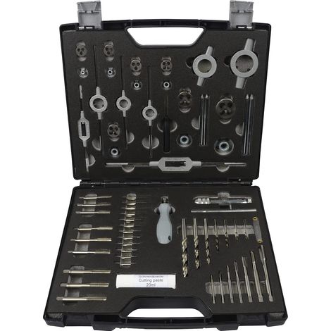 Projahn, Kit de taraudage HSS-G, dans un coffret en plastique,