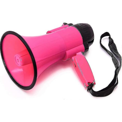 Mégaphone portable (30 watts) - Musique intégrée, volume réglable et sangle confortable (1/5)