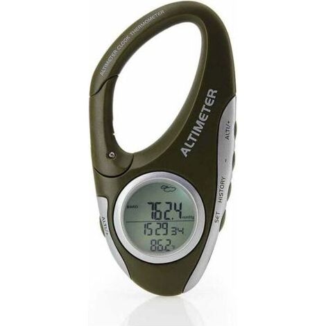Baromètre Altimètre Thermomètre Prévisions Météo Moniteur pour Escalade Camping Outdoor Sport Multifonction avec Rétro-éclairage (1/5)
