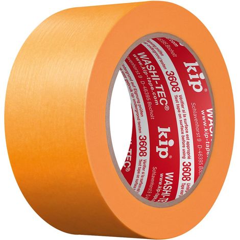 kip WASHI-TEC STANDARD Goldkrepp orange 48 mm x 50 m