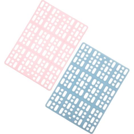 2-teilige Käfigmatten für Kleintiere, Zubehör für Haustiere und Schweine, in Rosa und Blau für eine saubere und komfortable Umgebung (1/5)