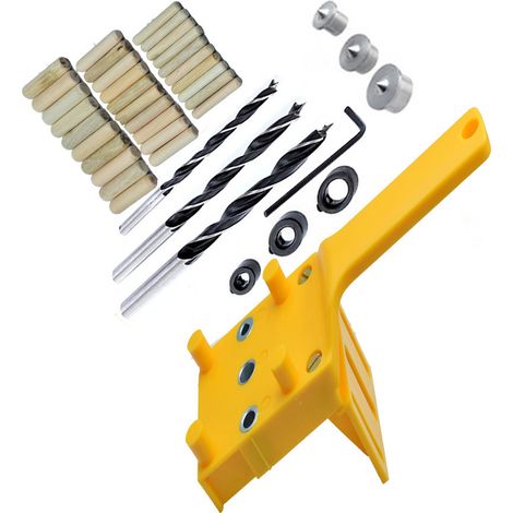Set di punzoni di posizionamento per la lavorazione del legno da 6-10 mm (1/4)